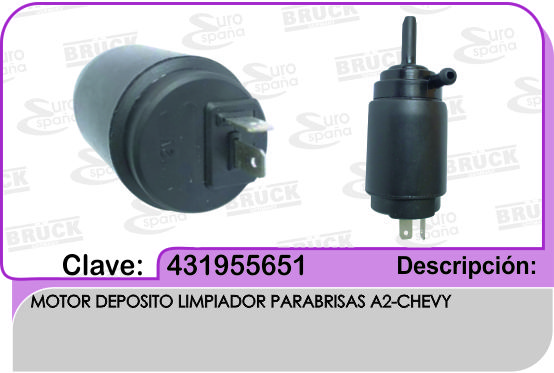 MOTOR DEPOSITO LIMPIADORES CV CHEVY