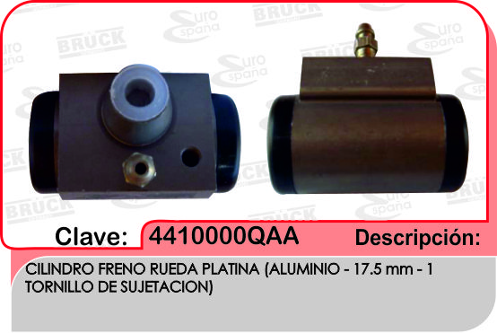 CILINDRO RUEDA NS APRIO 1 TORNILLO