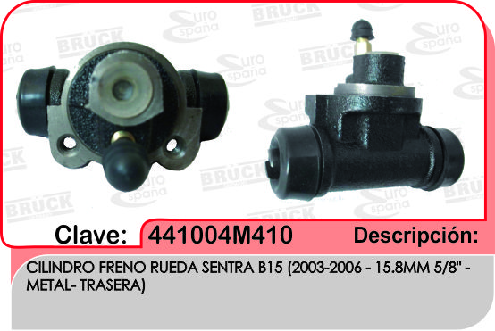 CILINDRO RUEDA NS SENTRA B15 03-06 DER-IZQ 5-8 LC-370157