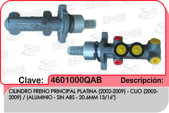 BOMBA FRENO NS PLATINA 4 SALIDAS
