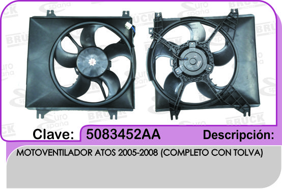 MOTOVENTILADOR DG ATOS 05-08 COMPLETO