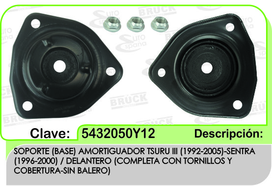 BASE AMORTIGUADOR DELANTERO NS TIII C/BALERO 6717-DAI