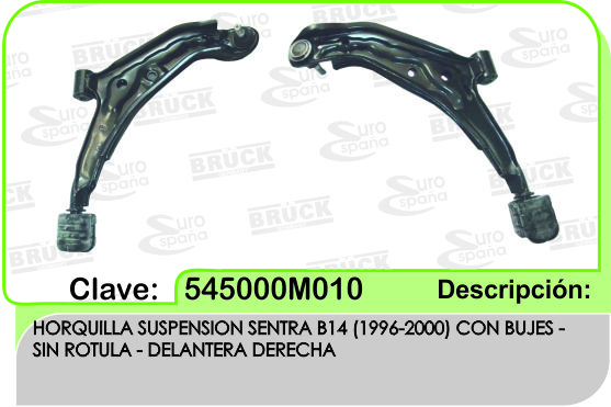 HORQUILLA NS SENTRA 96-00 DER