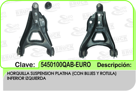 HORQUILLA NS PLATINA CLIO IZQ