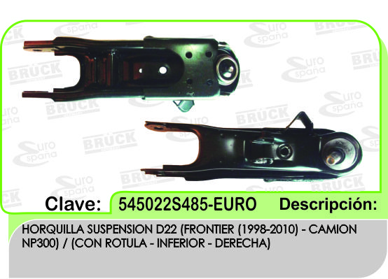 HORQUILLA NS D21 94-08 D22 09- FRONTIE INF DER