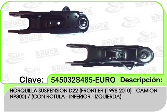 HORQUILLA NS D21 94-08 D22 09- FRONTIE INF IZQ