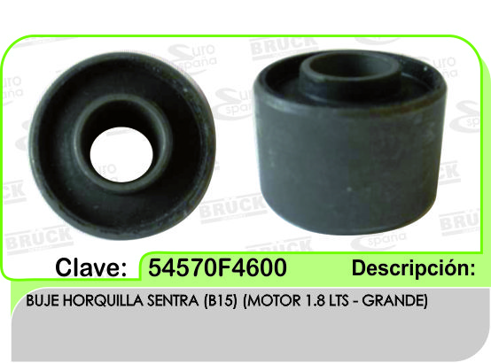 BUJE HORQUILLA NS SENTRA B15 ALMERA 01-06 INF GRANDE CON