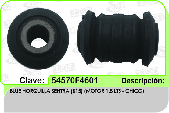 BUJE HORQUILLA NISSAN SENTRA B15 ALMERA 01-06 INF CHICO CON