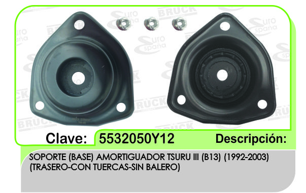 BASE AMORTIGUADOR TRASERO NS TSURU III 6718