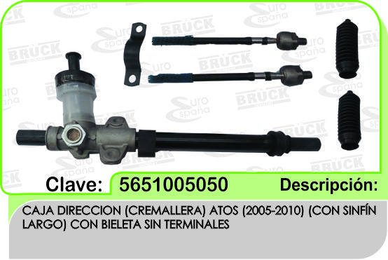 CAJA DIRECCION DG ATOS 05-10 1.1L STD SINFIN LARGO S