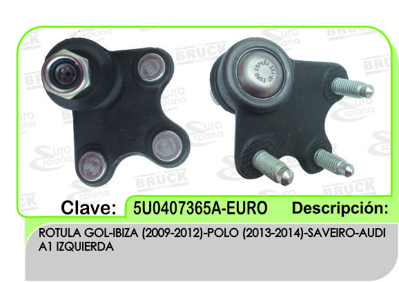 ROTULA VW GOL IBIZA 4L 1.6 2009-2010 IZQ