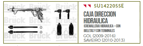 CAJA DIRECCION VW GOL HD 09-19 S/ASTRIADO CUADRADA