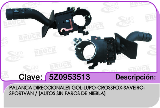 PALANCA DIRECCIONALES VW GOL LUPO CROSSFOX