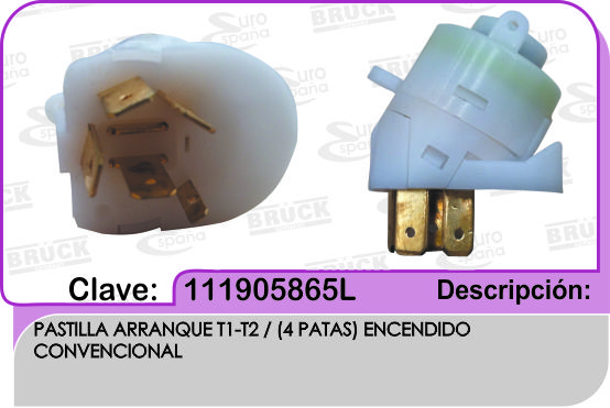 PASTILLA ARRANQUE VW SEDAN CARIBE ATLANTIC A1 A2