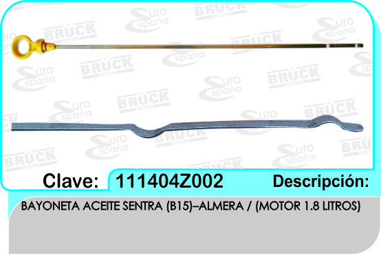 BAYONETA ACEITE NS SENTRA ALMERA