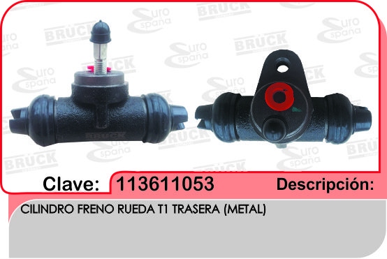 CILINDRO RUEDA VW SEDAN TRASERA LC-93356