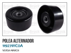 POLEA ALTERNADOR NS MARCH VERSA 11927-1HC0A-BRUCK