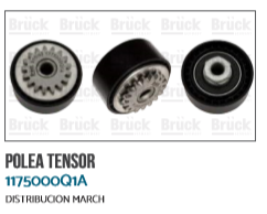 POLEA TENSORA DISTRIBUCION NS VERSA MARCH   1175000Q1A-BRUCK