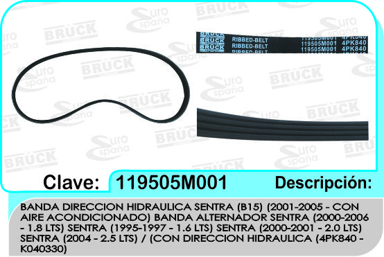 BANDA DH NS SENTRA