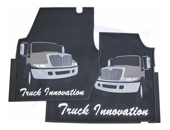 TAPETE TRACKTOCAMION INTERNATIONAL VIEJO 2PZ BLANCO