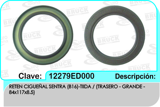 RETEN CIGUEÑAL TRASERO NS SENTRA B16 TIIDA