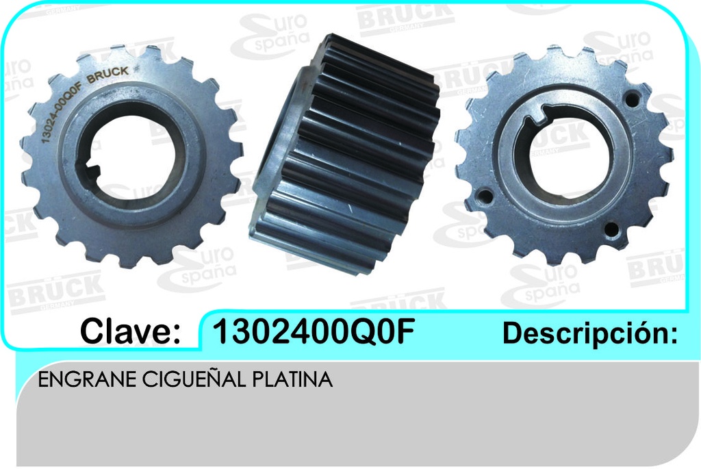 ENGRANE CIGUEÑAL NS PLATINA
