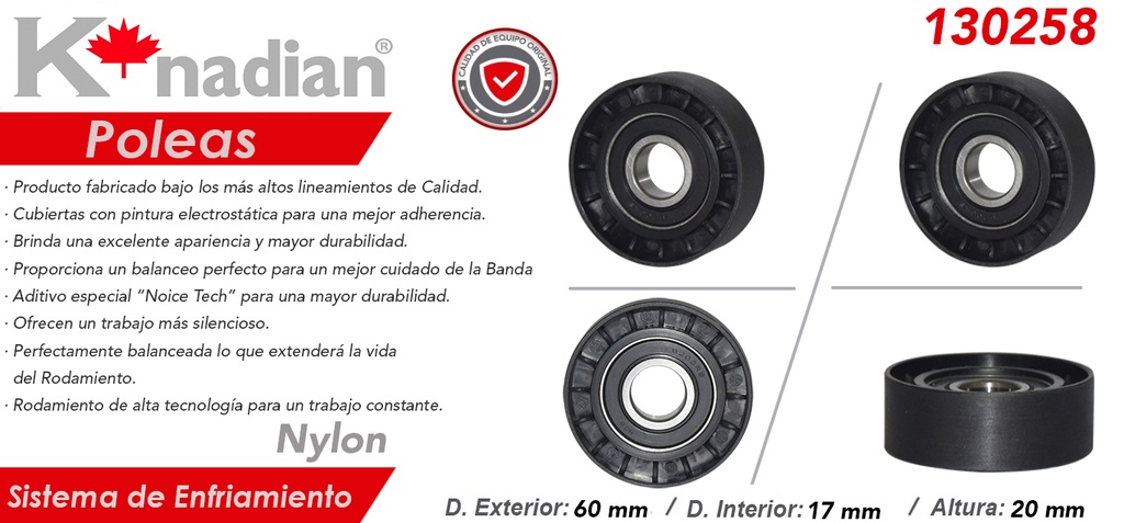 POLEA ALTERNADOR CV SILVERADO