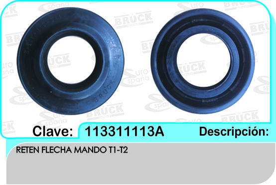 RETEN FLECHA MANDO VW SEDAN A1 A2   113-311-113A-BRUCK RETEN CANDELERO