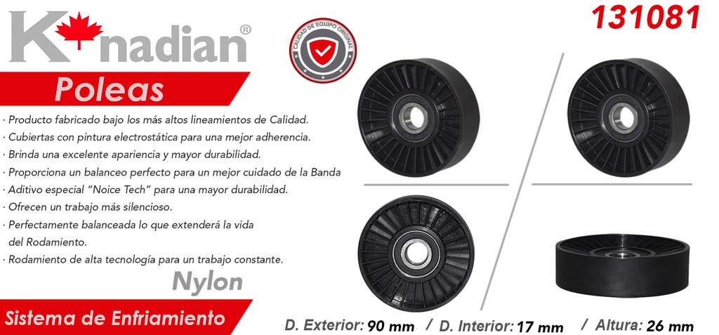POLEA ALTERNADOR