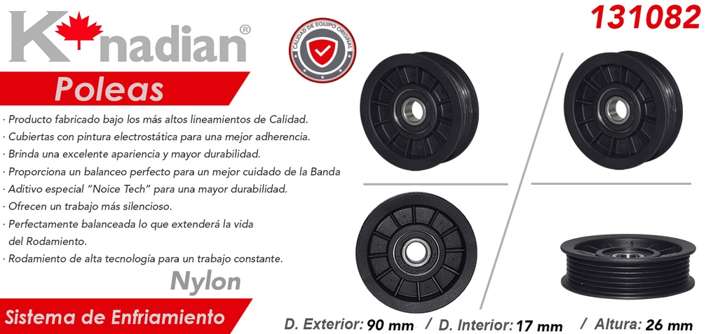 POLEA ALTERNADOR FD F-150 4.2 4.6