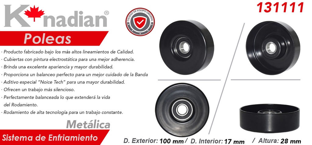 POLEA ALTERNADOR