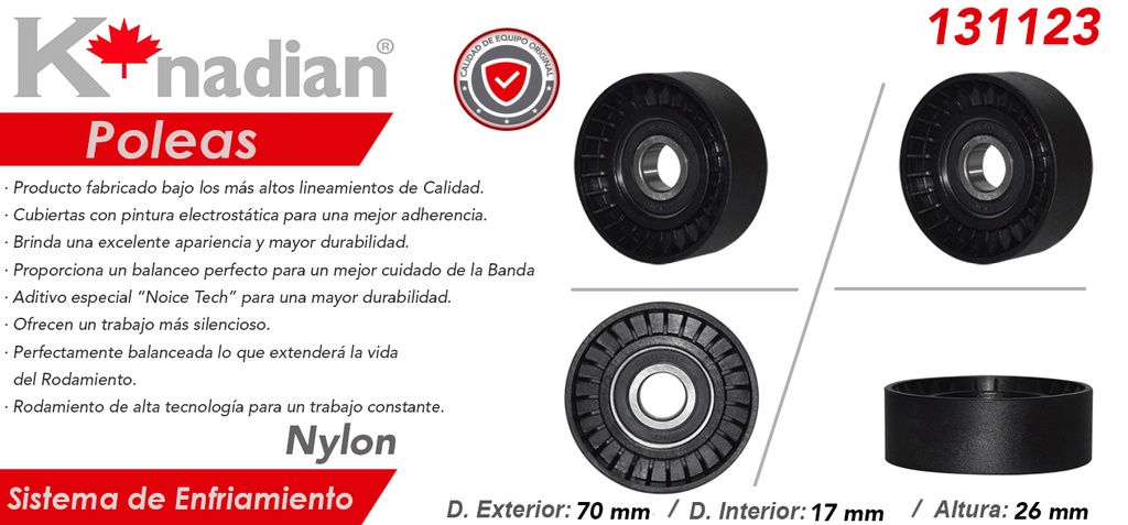 POLEA ALTERNADOR VW A4 2.0