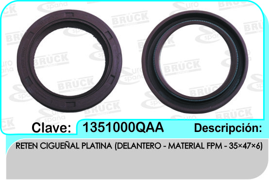 RETEN CIGUEÑAL DELANTERO NS PLATINA