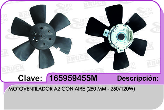 MOTOVENTILADOR VW A1 A2 CORSAR CON AIRE