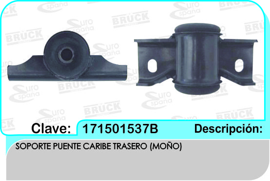 BUJE EJE TRASERO VW CARIBE ATLANTIC