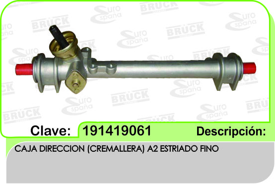 CAJA DIRECCION VW GOLF A2 87-92 JETTA A2 85-92 STD ASTRIADO/GRUESO