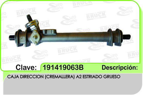 CAJA DIRECCION VW GOLF A2 87-92 JETTA A2 85-92 STD ASTRIADO/GRUESO