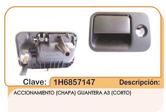 MANIJA GUANTERA VW JETTA A3