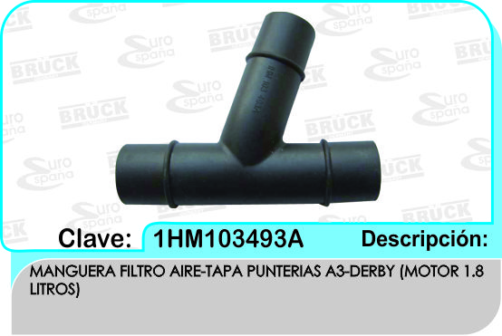 MANGUERA TAPA PUNTERIA VW A3 1.8