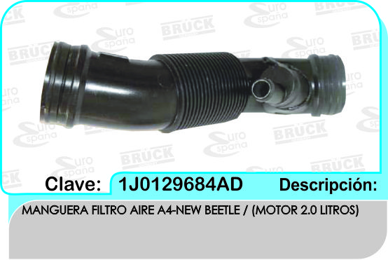 MANGUERA FILTRO AIRE VW JETTA A4