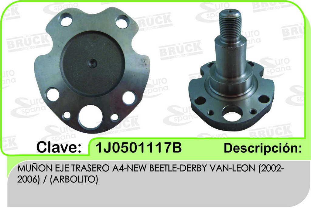 MAZA TRASERO VW A4 NEW BEETLE MUÑON