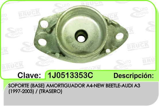 BASE AMORTIGUADOR TRASERO VW JETTA A4 A5      1J0-513-353C
