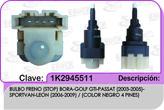 BULBO FRENO STOP VW BORA GOLF GTI