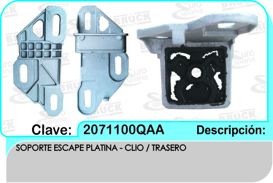 SOPORTE ESCAPE NS PLATINA