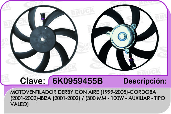 MOTOVENTILADOR VW DERBY CON AIRE 99-05 CORDOBA