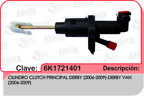 BOMBA CLUTCH VW DERBY 06-09 SUPERIOR
