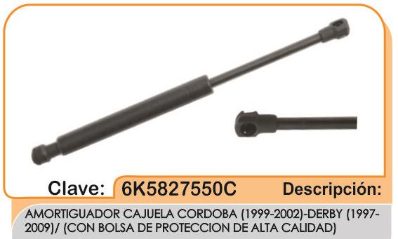 AMORTIGUADOR CAJUELA VW DERBY
