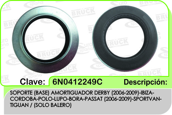 BALERO BASE AMORTIGUADOR VW BORA DEL