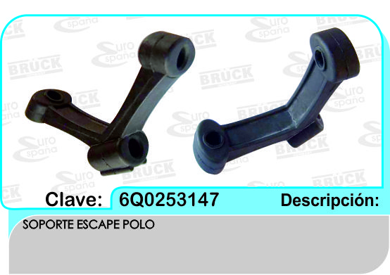 SOPORTE ESCAPE VW POLO LUPO POINTER