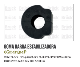 GOMA BARRA ESTABILIZADORA VW VENTO POLO